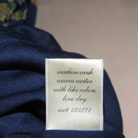 Francesca’s Alya Blue Strapless Pineapple Print Bow Front Romper - Picture 10 of 10